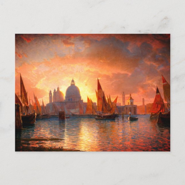 Haseltins Santa Maria della Salute, Sunset: Vykort (Framsida)