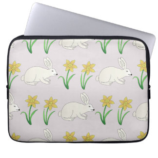 Hasenmuster Laptop Fodral