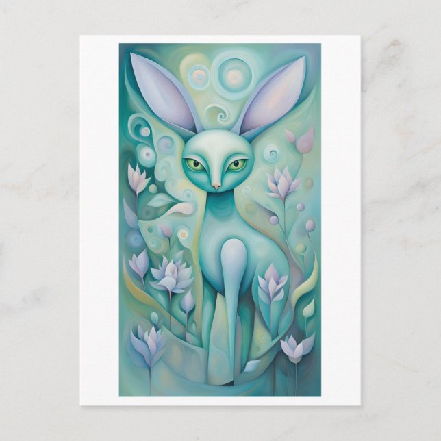 Hasenrehkatze - Tiere zum liebhaben Vykort (Framsida)