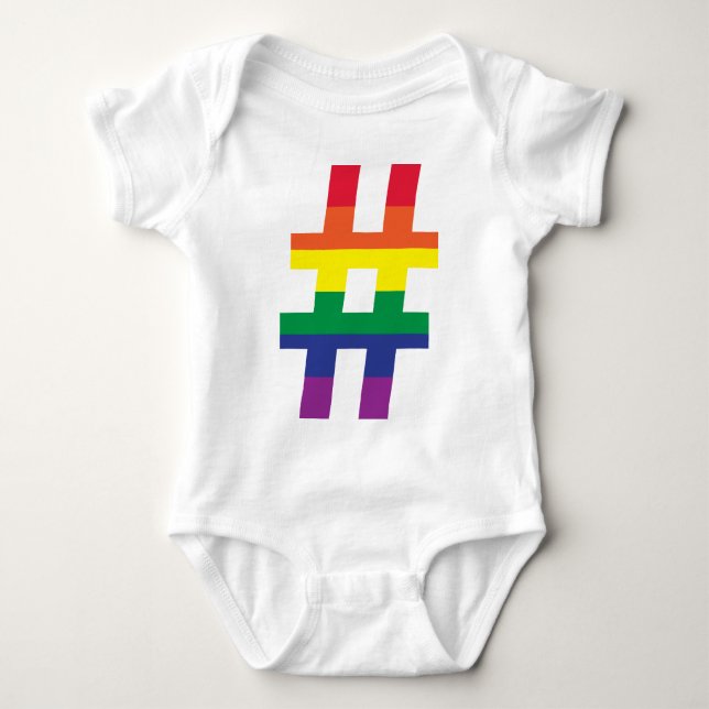 Hash Märkre Gay pride T Shirt (Framsida)
