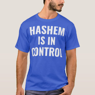 Hashem har kontroll över Gud vi litar på hebreiska T Shirt