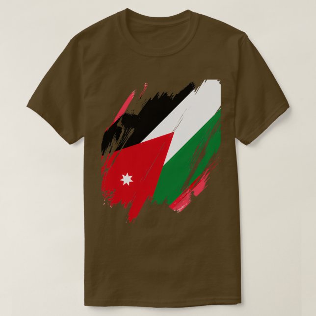Hashemitiska konungariket Jordanien T Shirt (Design framsida)