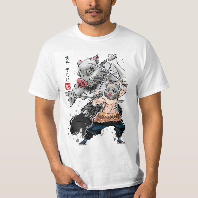 Hashibira Inosuke Art T Shirt (Framsida)