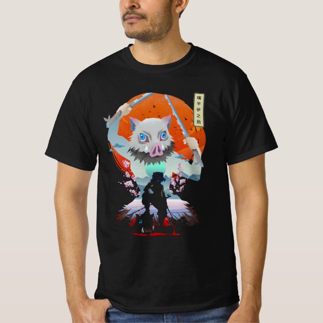 Hashibira Inosuke Julafton T Shirt (Framsida)