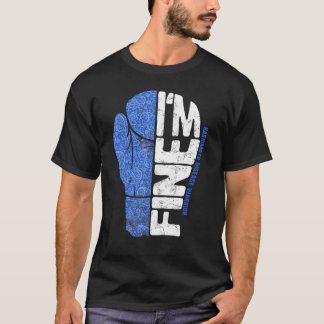 Hashimoto Disease Awareness Jag är Bra Warrior Box T Shirt