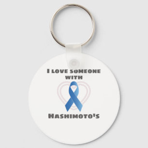 Hashimotos Awareness Kärlek någon med Hashimotos's Nyckelring
