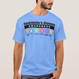 Hashimotos Disease Disability Awareness Symptom T Shirt