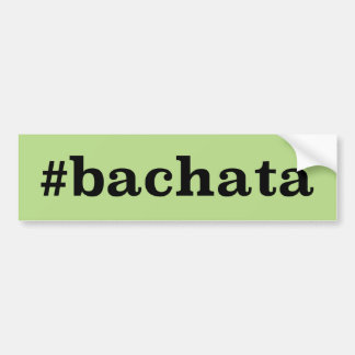 Hashtag Bachata Bildekal