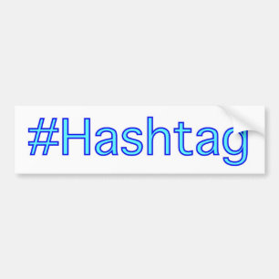Hashtag bildekal