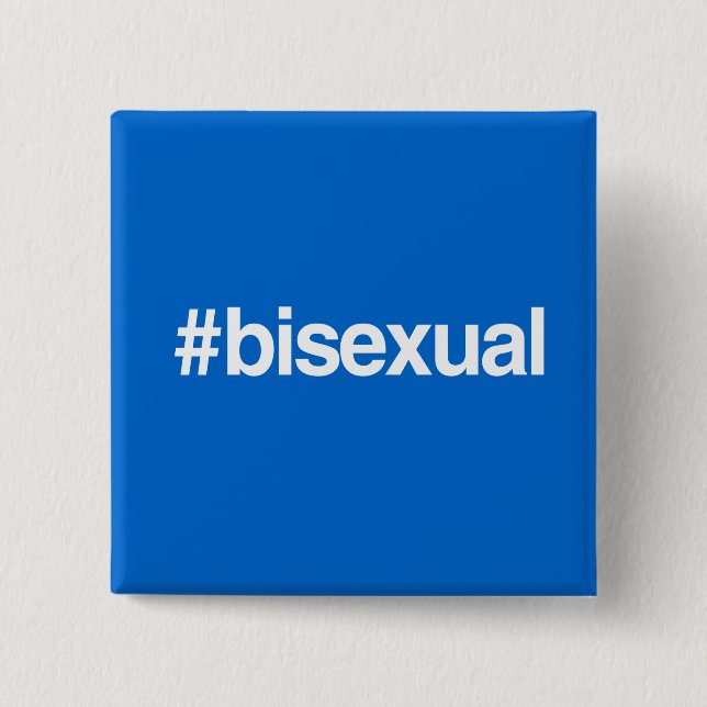 HASHTAG-BISEXUELL PERSON KNAPP (Framsida)