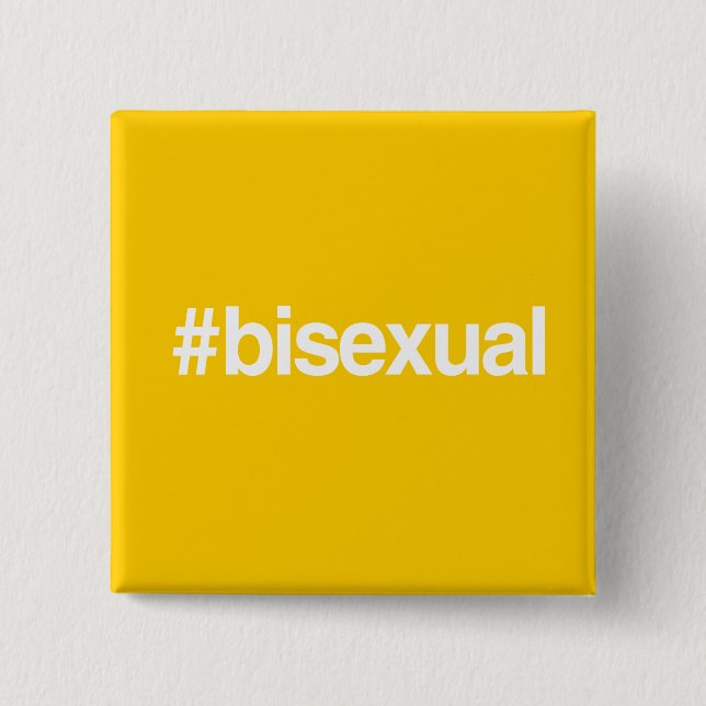 HASHTAG-BISEXUELL PERSON KNAPP (Framsida)