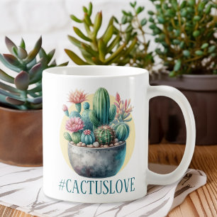 Hashtag Cactuslove Kaffemugg