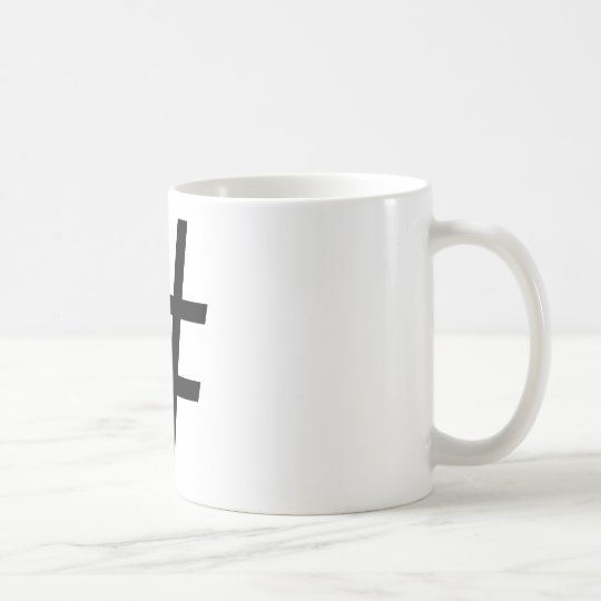 Hashtag Coffee Cup Kaffemugg