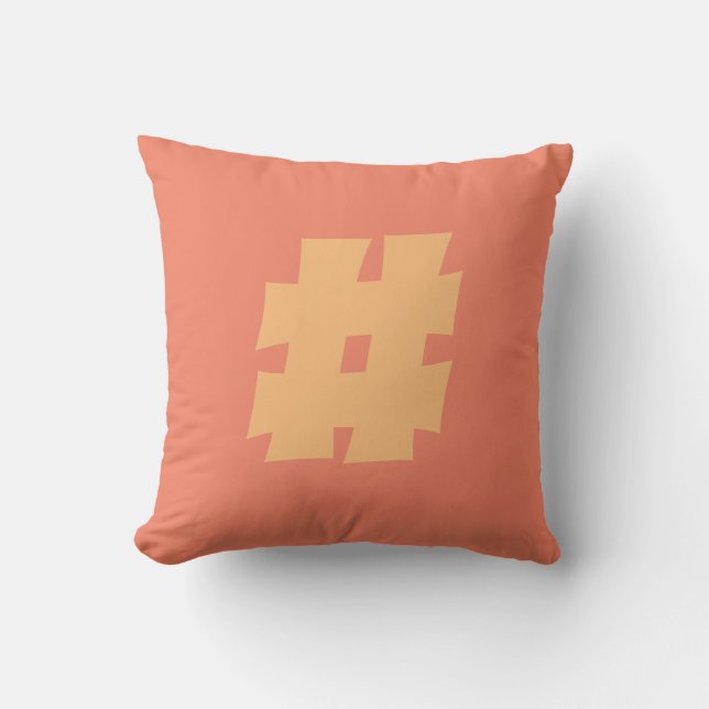 Hashtag Dekorativ kudde (Framsida)