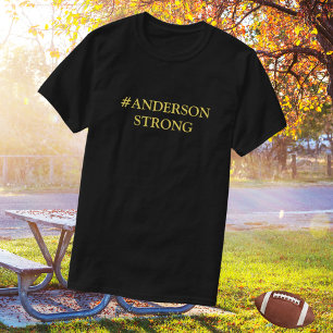 HASHTAG din familj Namn STRONG T Shirt