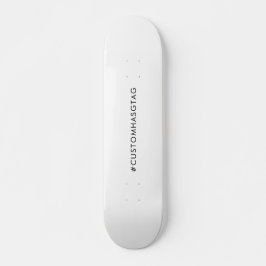 Hashtag Din Moderna Trendiga Sociala Media Konst Mini Skateboard Bräda 18,5 Cm