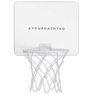 Hashtag   Ditt moderna Trending Social Media # Mini-Basketkorg