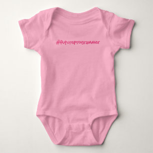 Hashtag framtida programmerare tee shirt