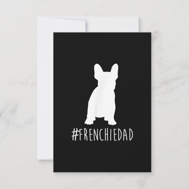 Hashtag frenchie pappa fransk bulldog pappa (Framsida)