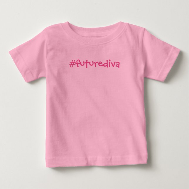 Hashtag future diva tee shirt (Framsida)