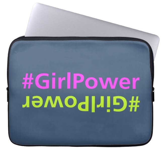 HASHTAG GIRL POWER LAPTOP FODRAL (Framsidan)