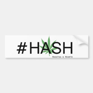 Hashtag & härd#Hashbildekal Bildekal