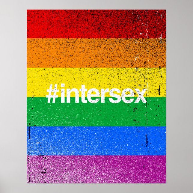 HASHTAG INTERSEX POSTER (Framsidan)