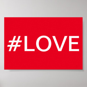 Hashtag Kärlek Poster