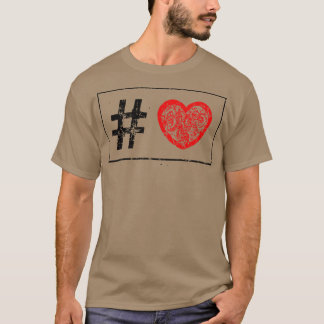 Hashtag Kärlek T Shirt