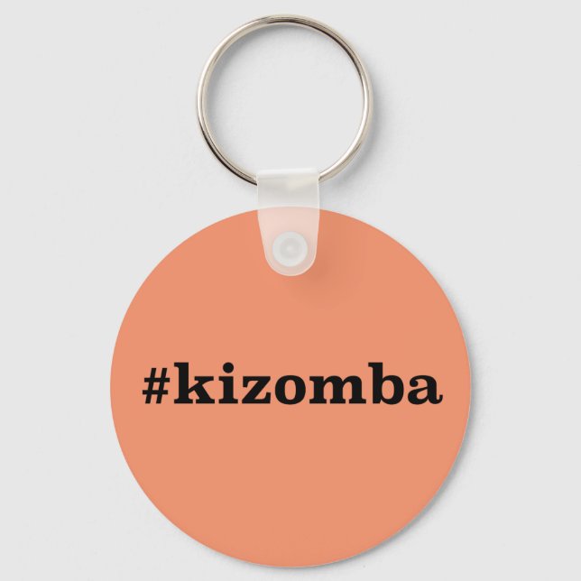 Hashtag Kizomba Nyckelring (Framsida)