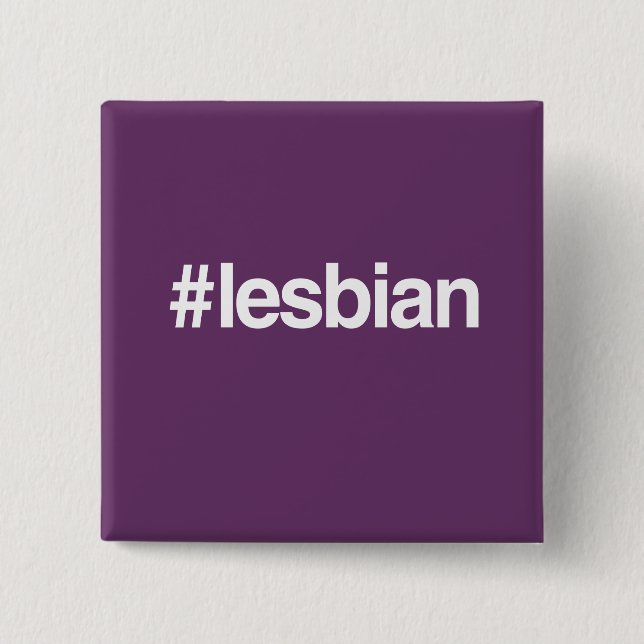 HASHTAG-LESBISK KNAPP (Framsida)