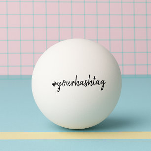 Hashtag Modern minimal handskriven Snyggt Pingisboll