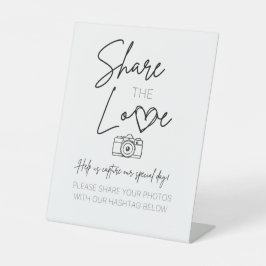  Hashtag-pedestal-tecken för Kärlek-händelsen