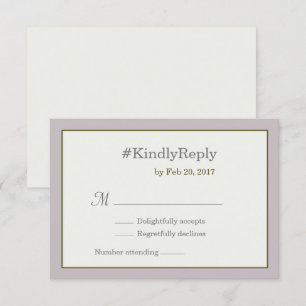 Hashtag personlig  rosa guld bröllop OSA Inbjudningar