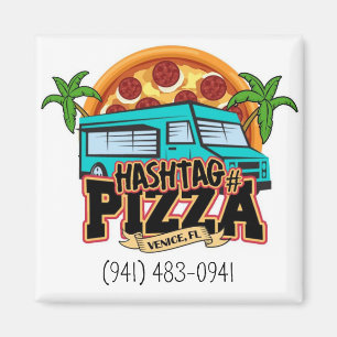 Hashtag Pizza Order Magnet