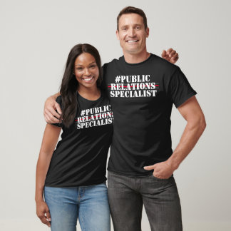 Hashtag Public Relations Specialist Personlig T Shirt