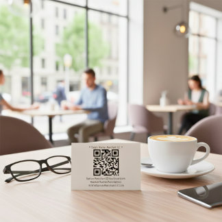 Hashtag QR Code Adress Self Inking Rubber Frimärke Självfärgande Stämpel