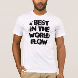 Hashtag* som är bäst i världsflödesutslagsplat tee