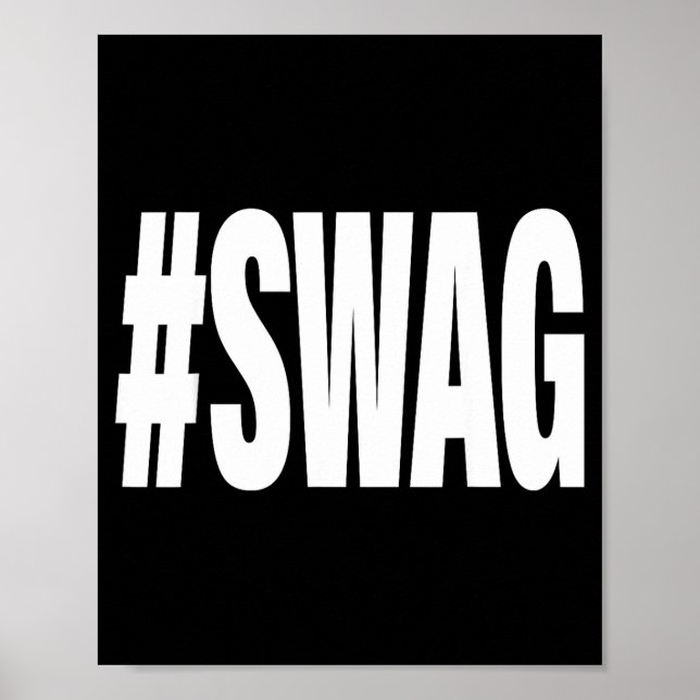 Hashtag swag  poster (Framsidan)