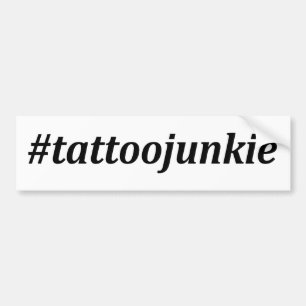 Hashtag - tatueringknarkare bildekal