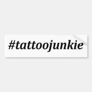 Hashtag - tatueringknarkare bildekal