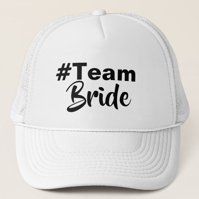 Hashtag Team Bride Truckerkeps (Framsida)