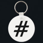 hashtag-textsymbol brev-hash-märkre nyckelring<br><div class="desc">hashtag-textsymbol brev-hash-märkre</div>