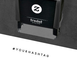 Hashtag | Your Modern Trending Social Media # Självfärgande Stämpel