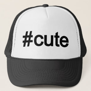 Hashtagg # Cute Truckerkeps