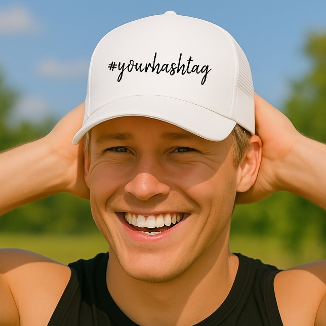 Hashtagg # | Modern Social-media med minimal skrip Keps (Skapare uppladdad)