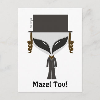 Hasidic Jew Postcard Vykort