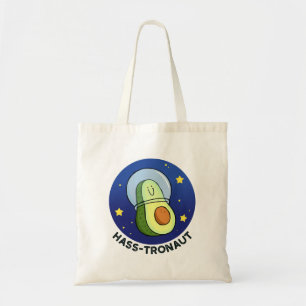 Hass-tronaut Avocado Space Pun Tote Bag Tygkasse