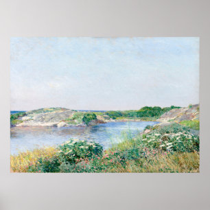 Hassam är The Little Pond, Appledore Poster