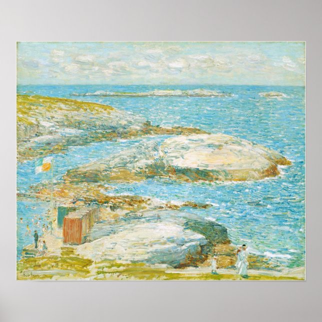 Hassam - Bathing Bassäng Appledore Poster (Framsidan)